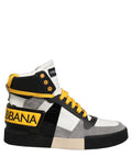 Multicolor Leather High Top Sneakers Shoes