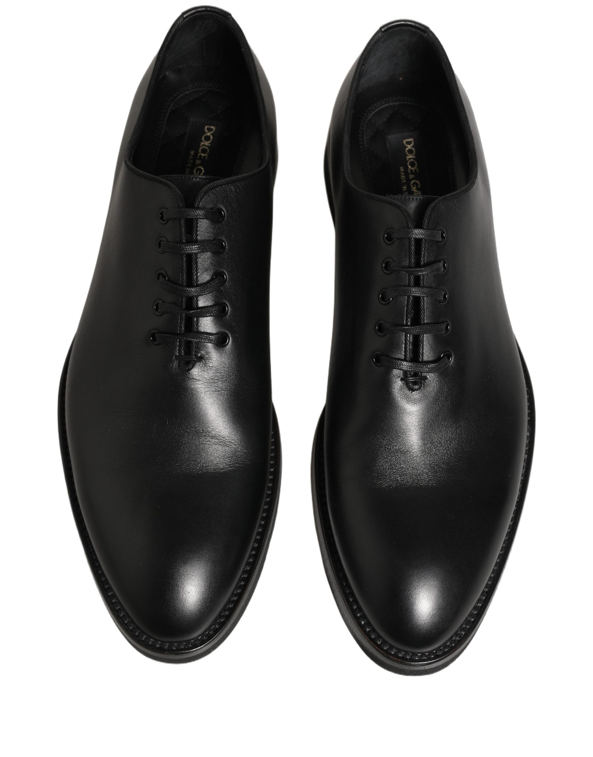 Black Leather Men Oxford Dress Formal Shoes