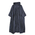 Blue Polyester Coat