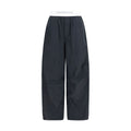 Black Cotton Casual Pants