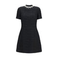 Black Cotton Casual Dress
