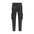 Black Polyamide Cargo Pants