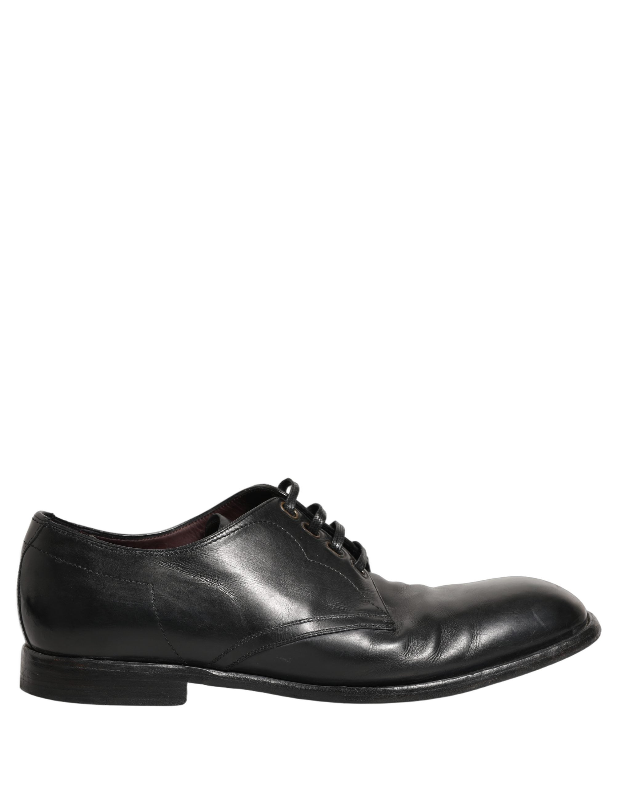 Black Leather Derby Dress Men Formal Shoes