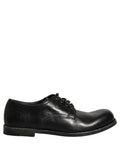 Black Leather Men Derby Dress Formal Shoes