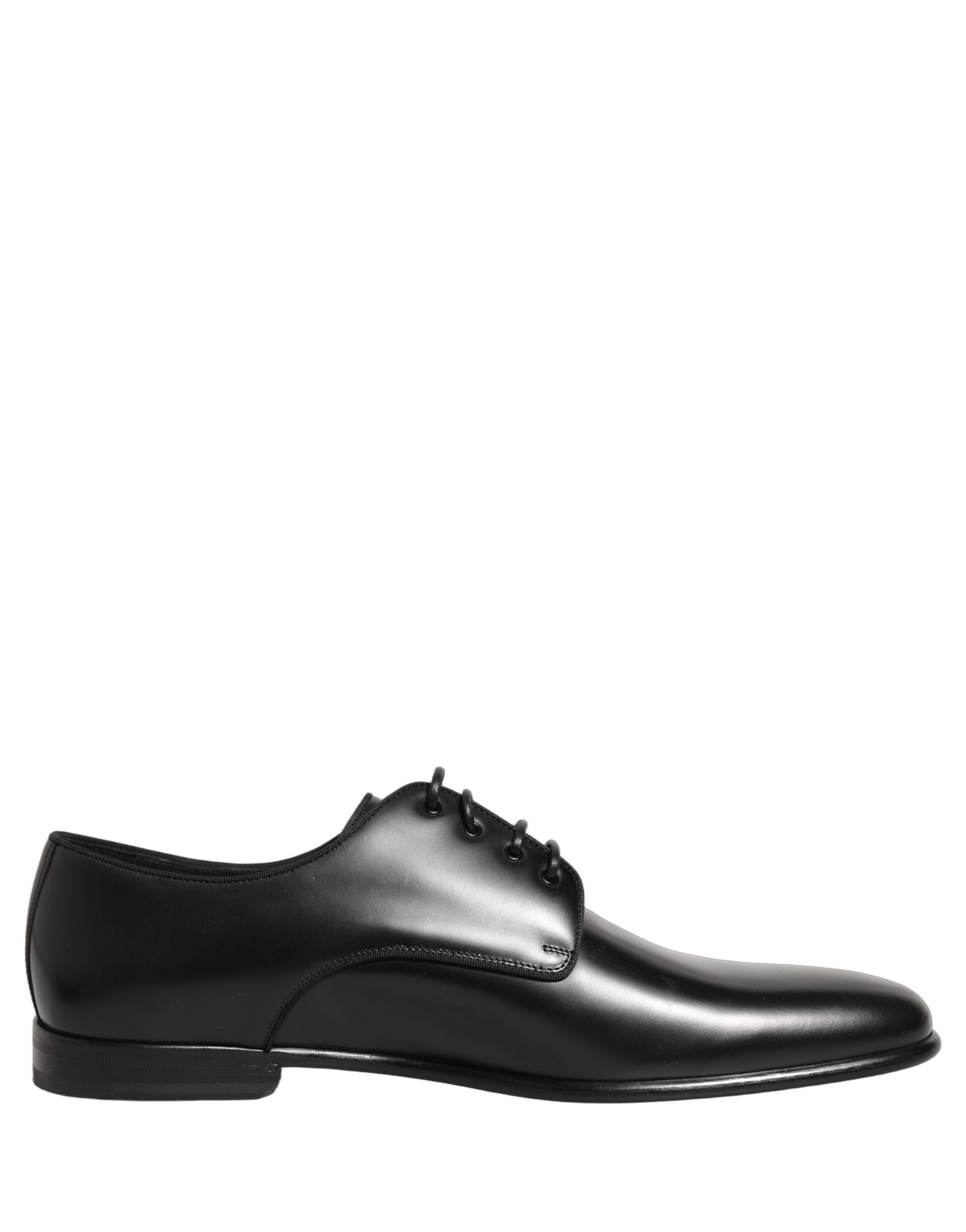 Black Leather Men Derby Dress Formal Shoes