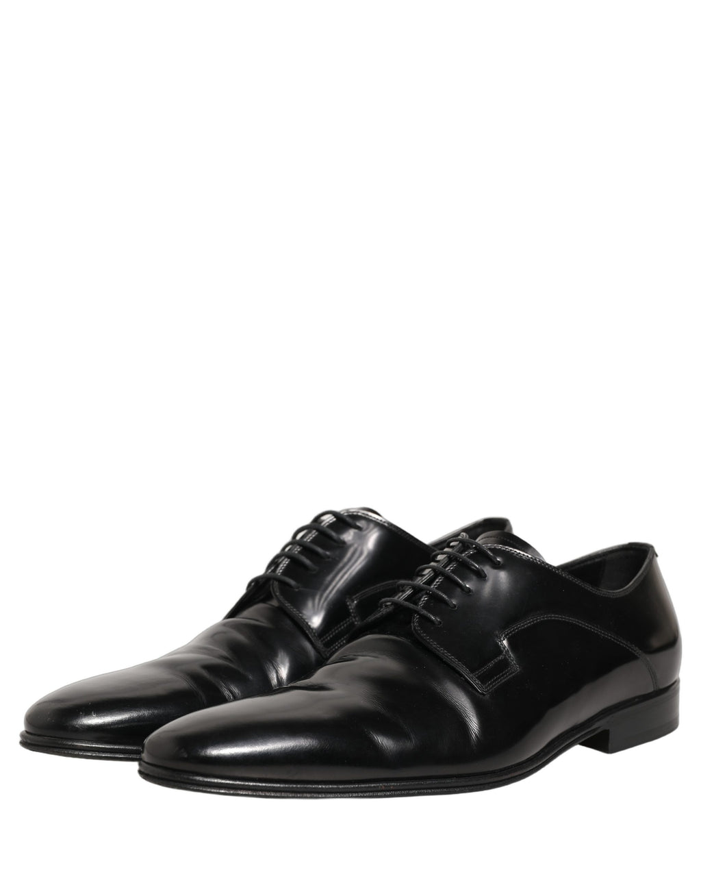 Black Leather Men Derby Dress Formal Shoes