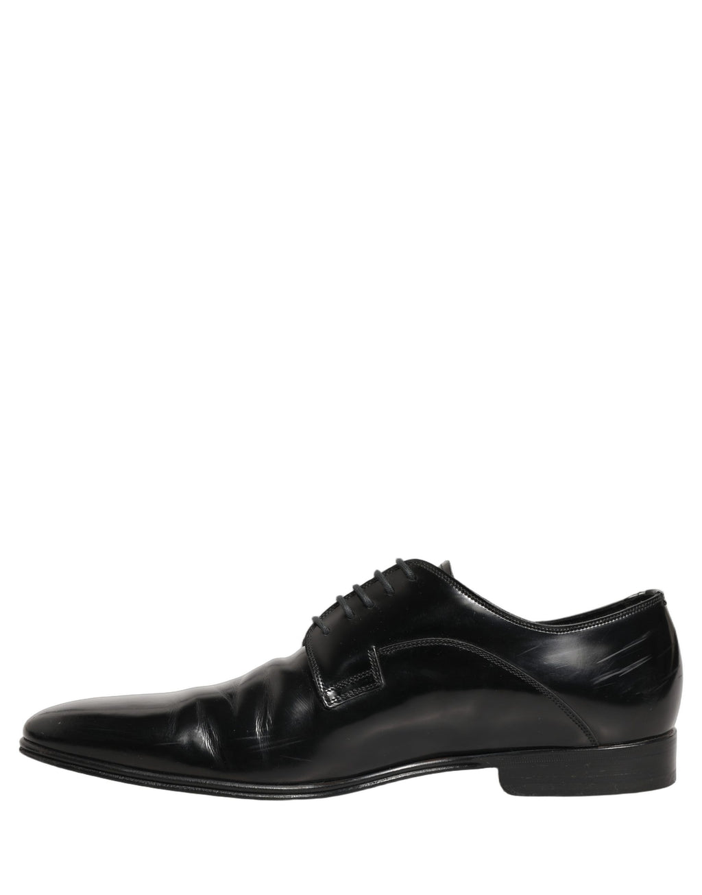 Black Leather Men Derby Dress Formal Shoes