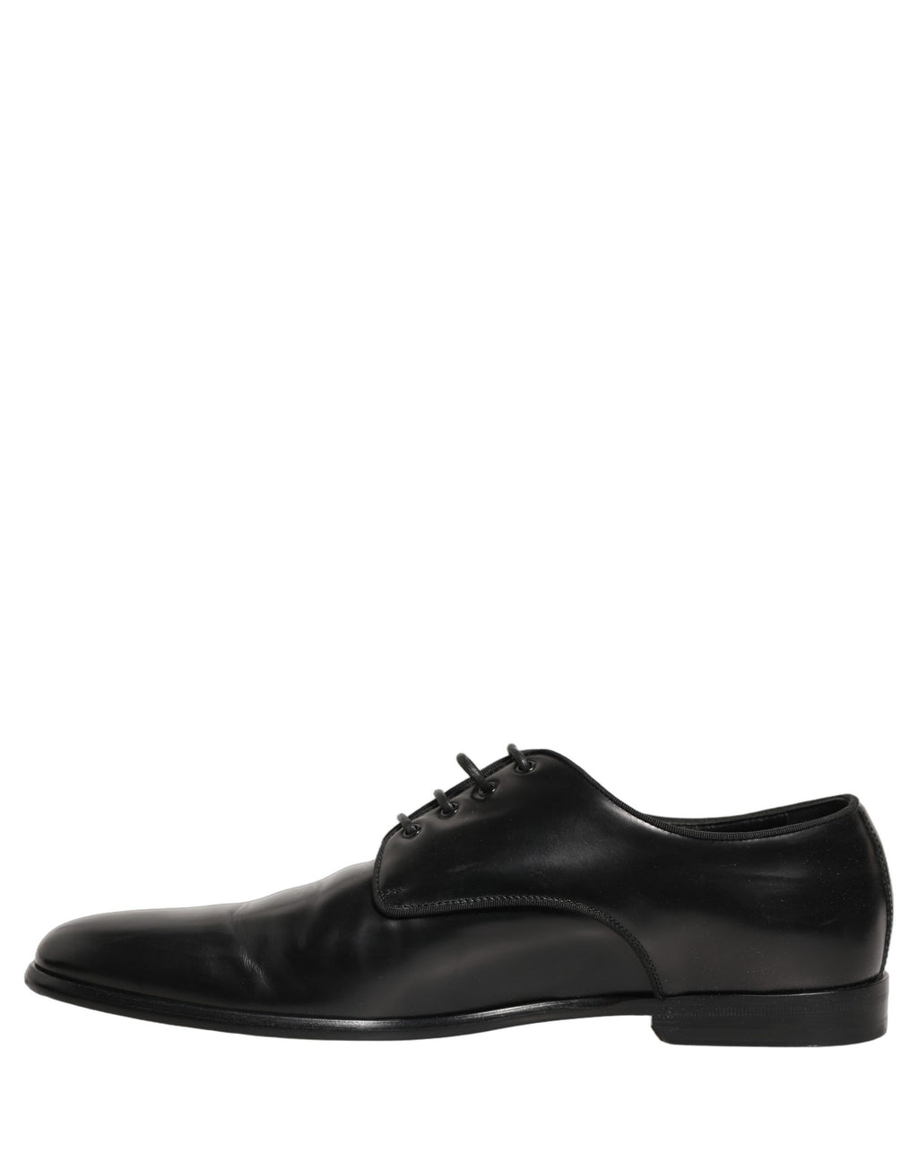 Black Leather Men Derby Dress Formal Shoes