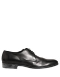 Dress Black Leather Lace Up Derby Shoes