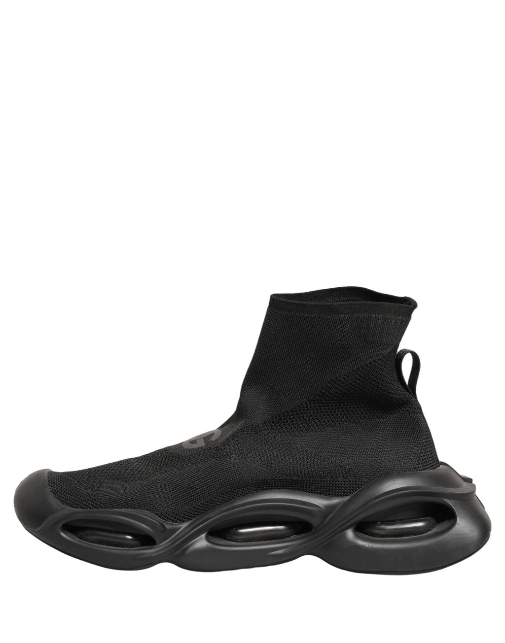 Black Slip On Wave Socks Men Sneakers Shoes