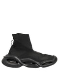 Black Slip On Wave Socks Men Sneakers Shoes