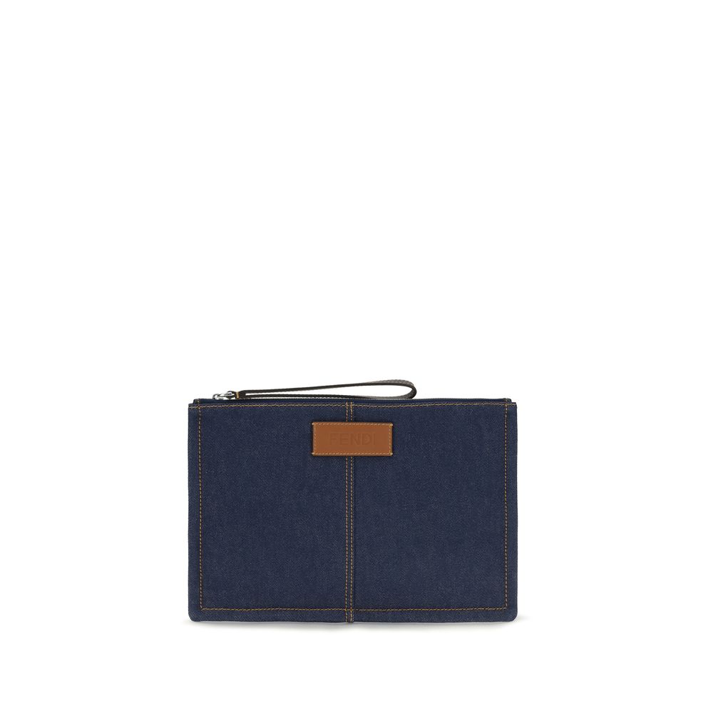 Blue Cotton Wallet