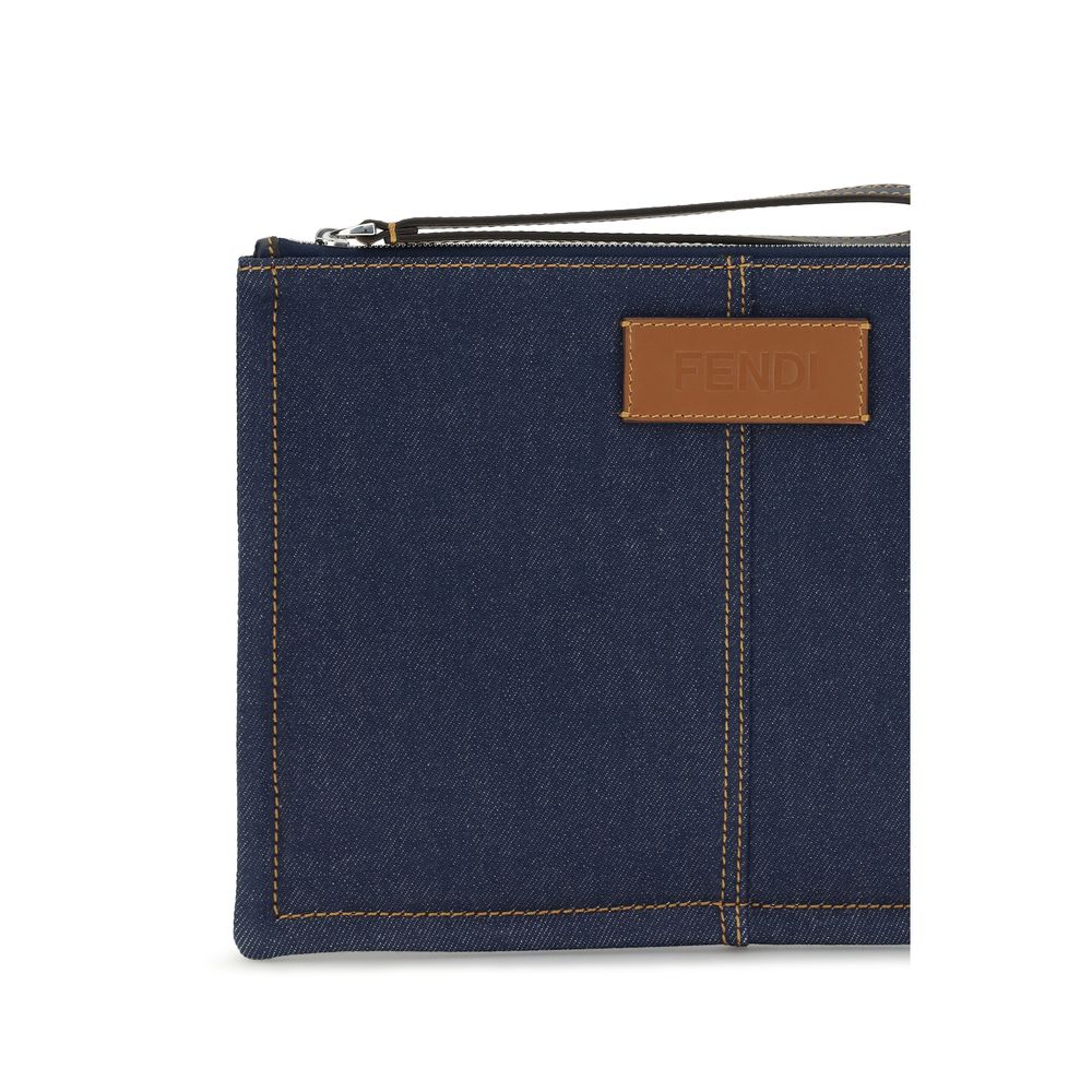 Blue Cotton Wallet