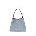 Blue Calf Leather Bos Taurus Shoulder Bag