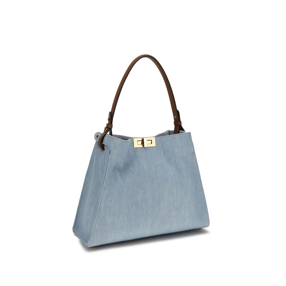 Blue Calf Leather Bos Taurus Shoulder Bag