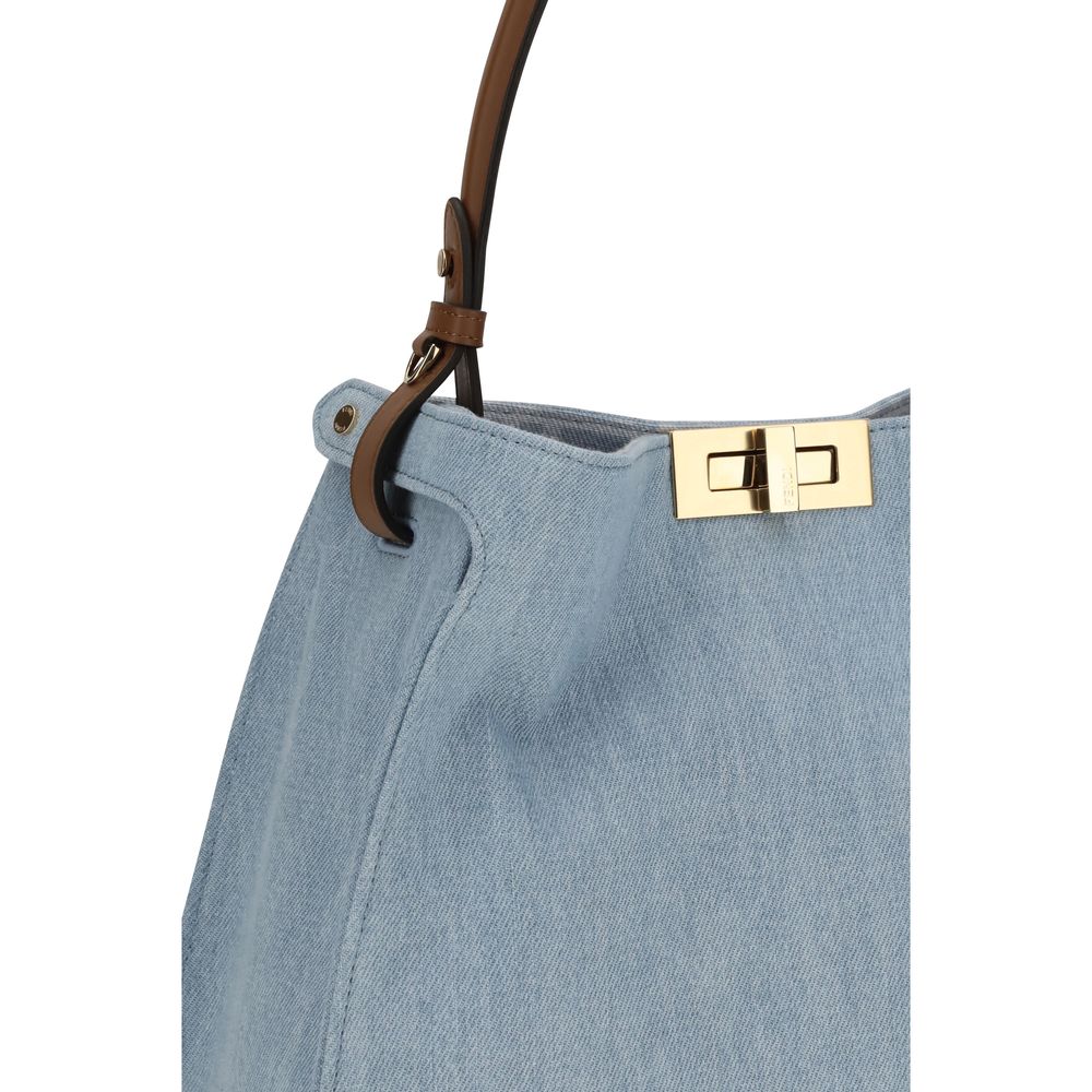 Blue Calf Leather Bos Taurus Shoulder Bag