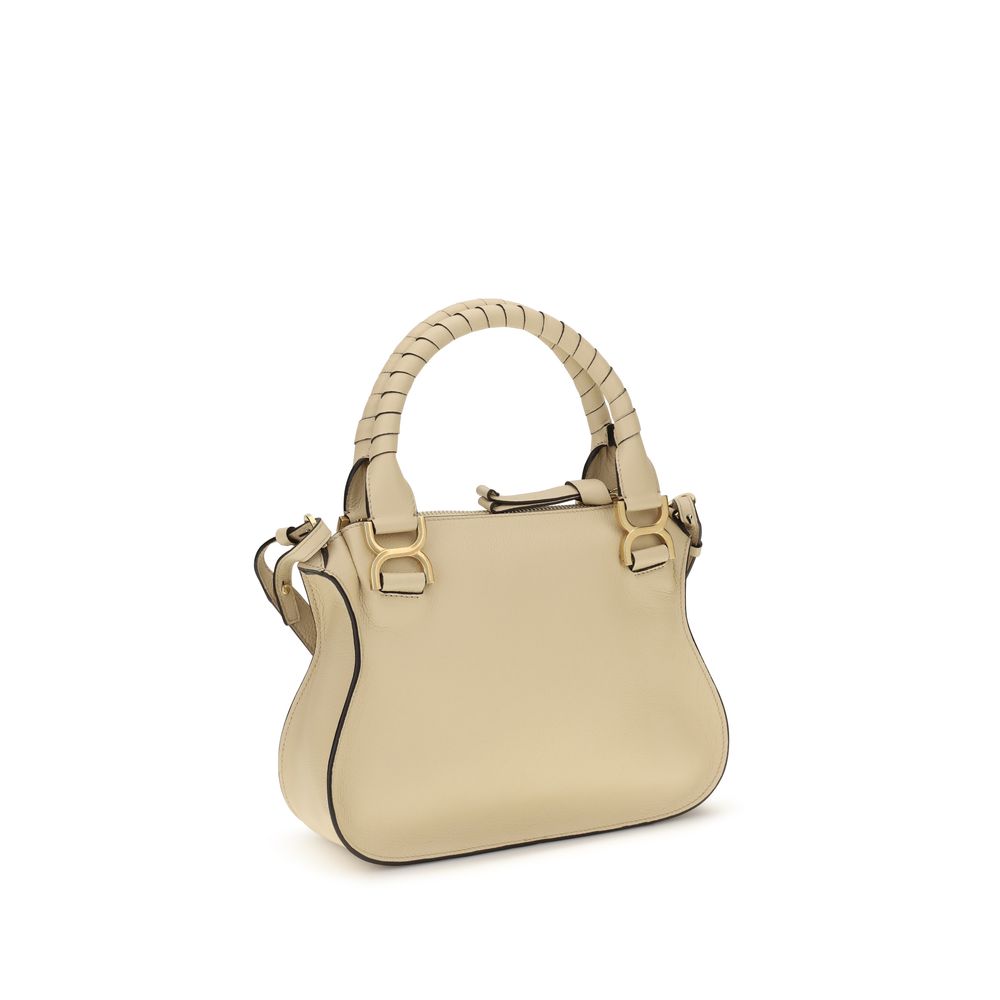 Beige Calf Leather Bos Taurus Shoulder Bag