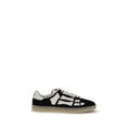 Black Calf Leather Bos Taurus Low Top Sneakers