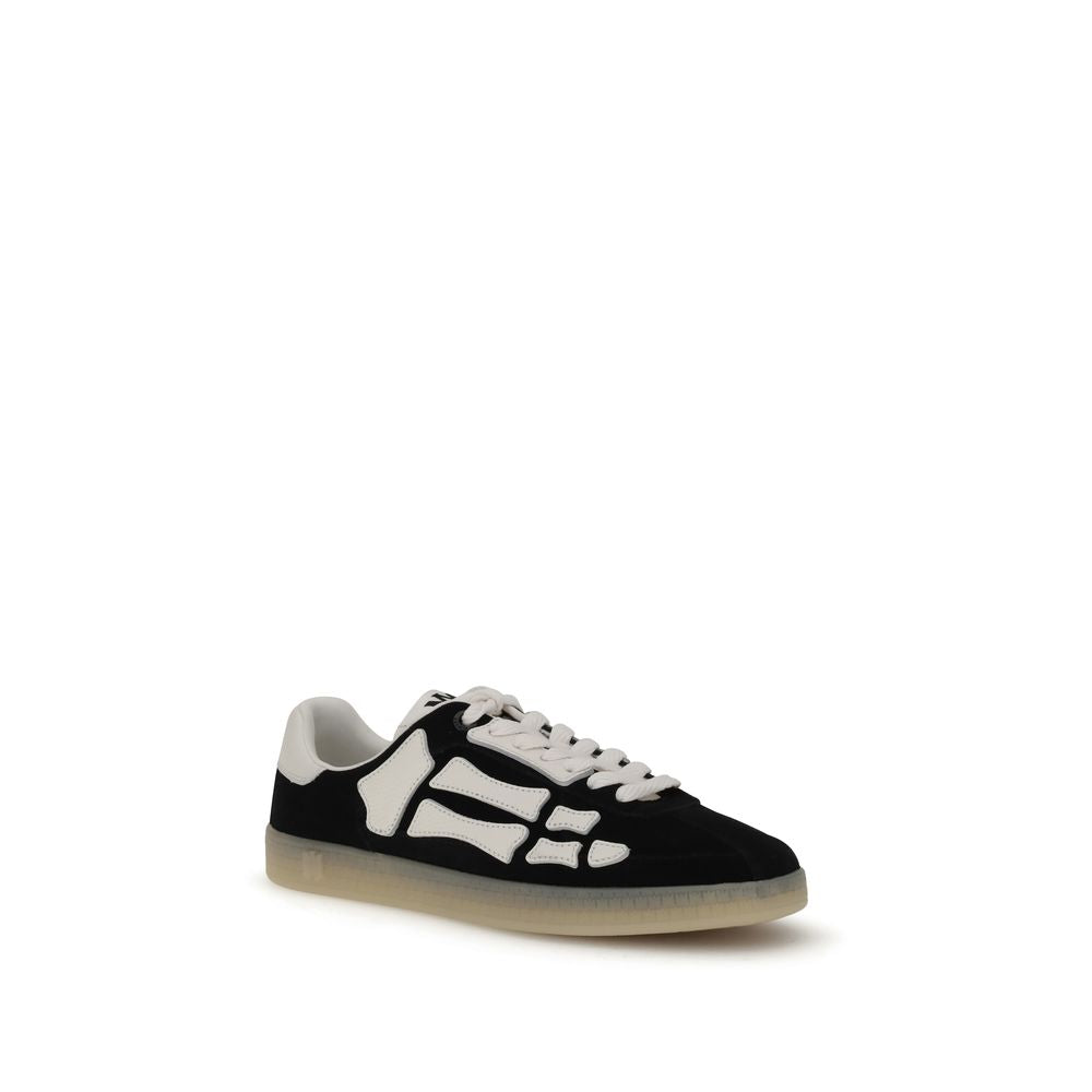 Black Calf Leather Bos Taurus Low Top Sneakers