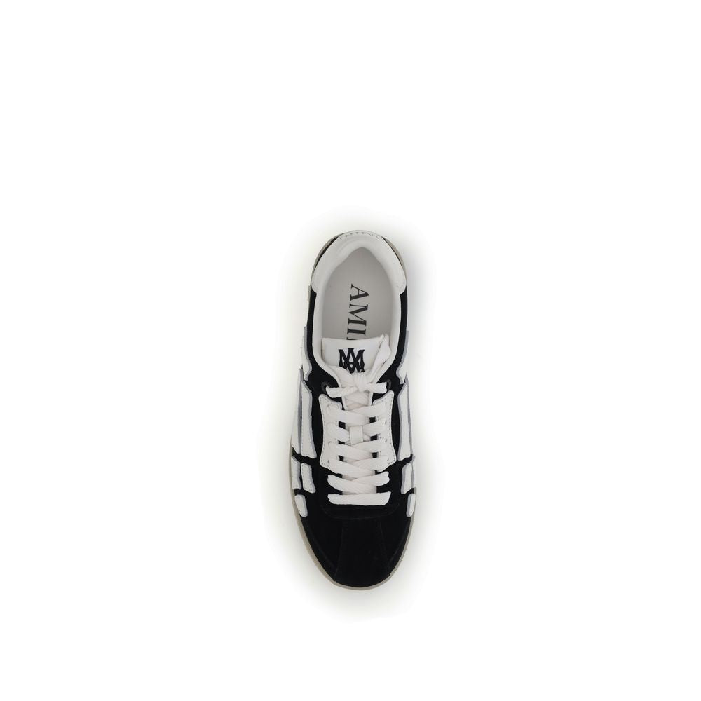 Black Calf Leather Bos Taurus Low Top Sneakers