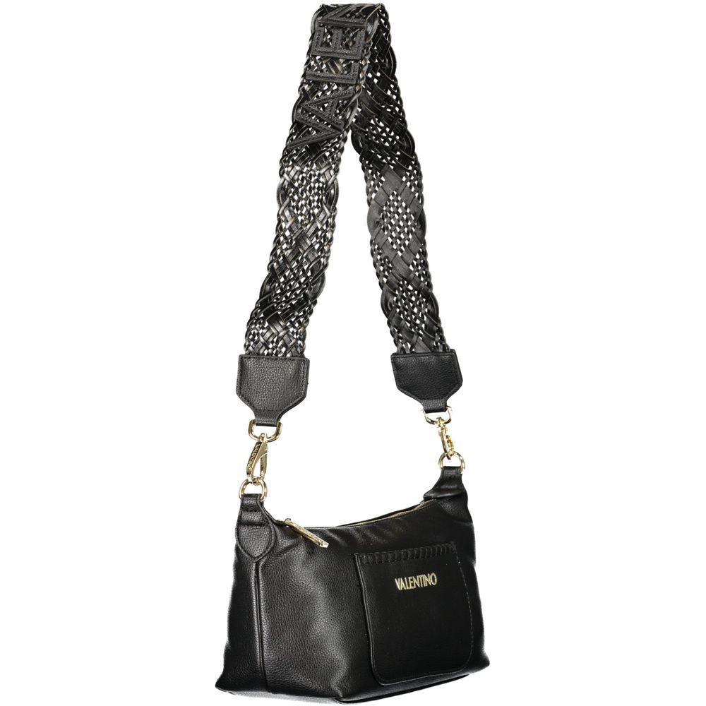 Black Polyurethane Women's Bag