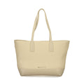 Beige Polyurethane Women's Bag