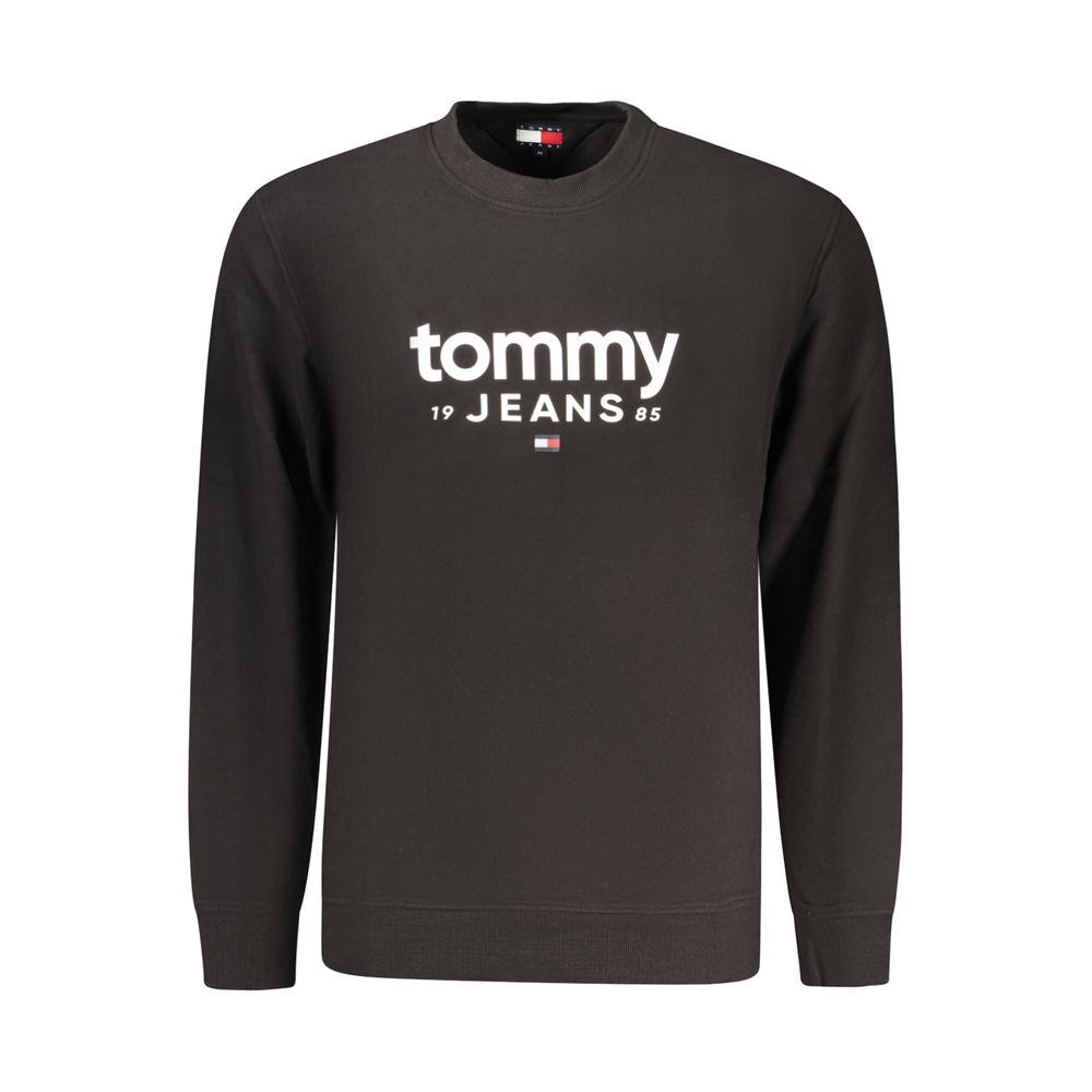 Black Cotton Sweatshirt