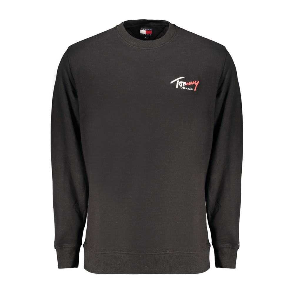 Black Cotton Sweatshirt