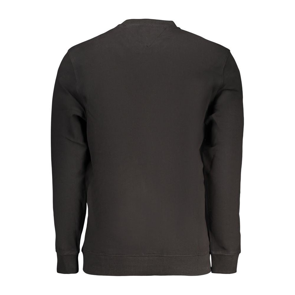 Black Cotton Sweatshirt