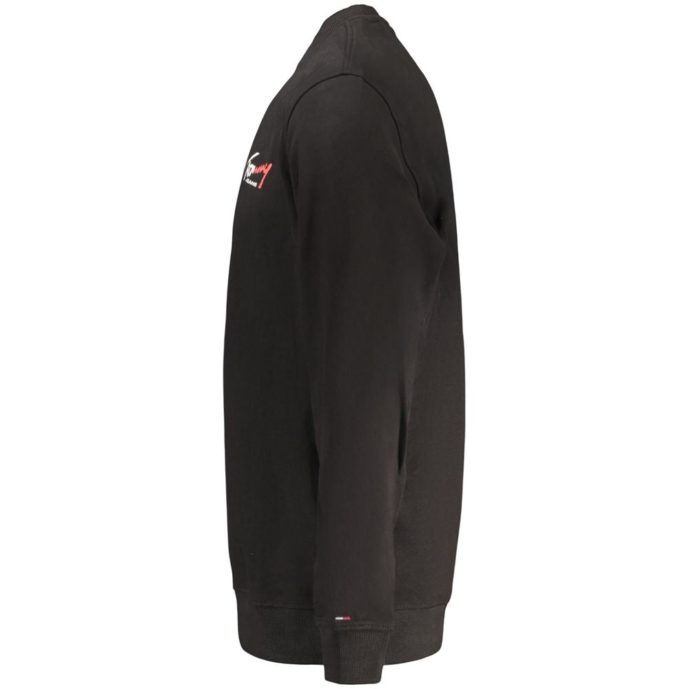 Black Cotton Sweatshirt