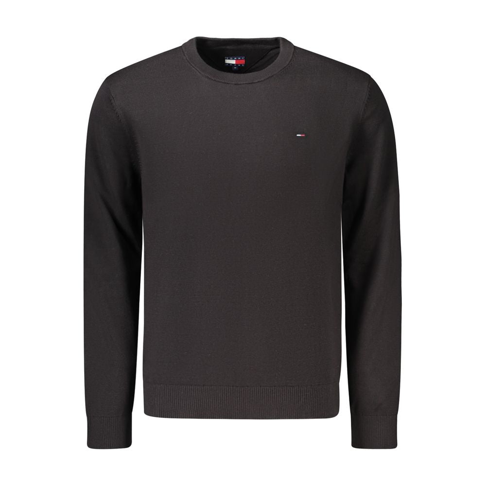 Black Cotton Sweatshirt