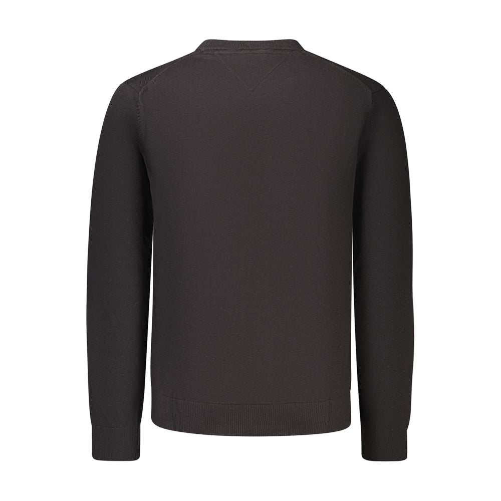 Black Cotton Sweatshirt