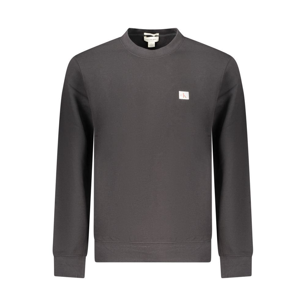 Black Cotton Sweatshirt