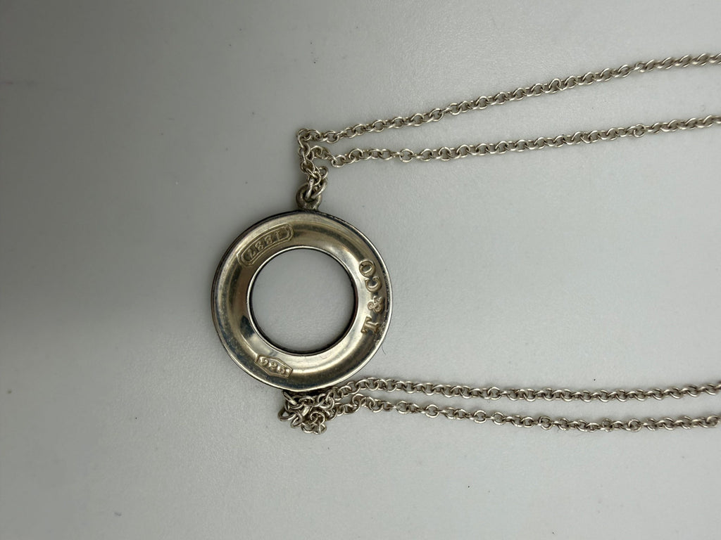 TIFFANY & CO. Silver Bracelet with Double Chain