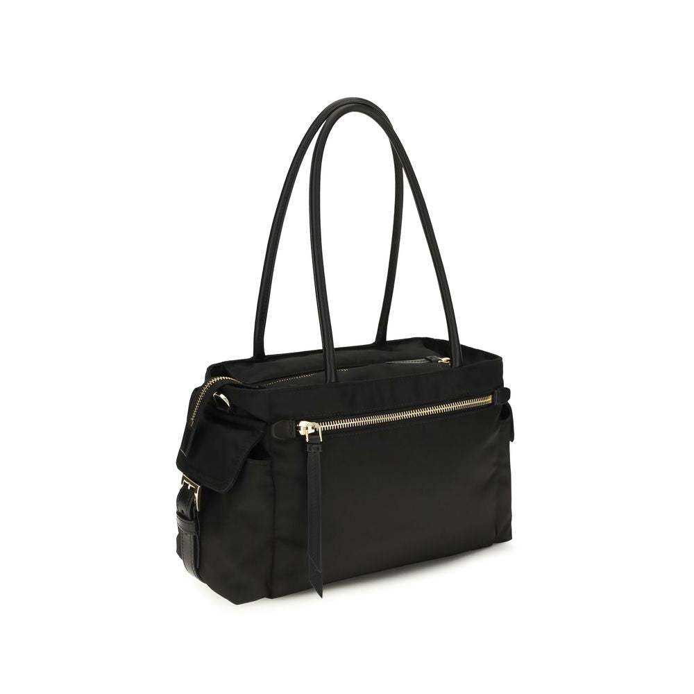 Black Polyamide Handbag