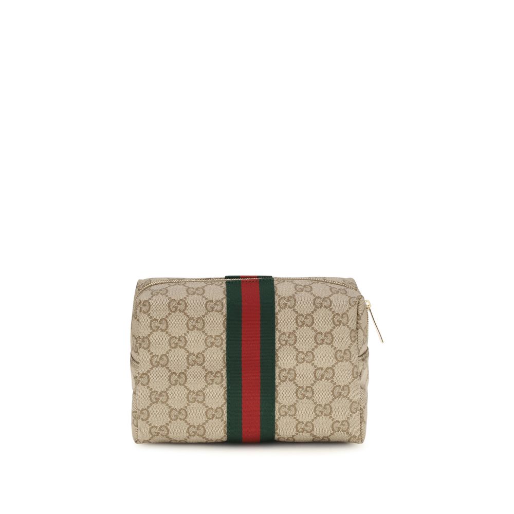Beige Fabric Wallet