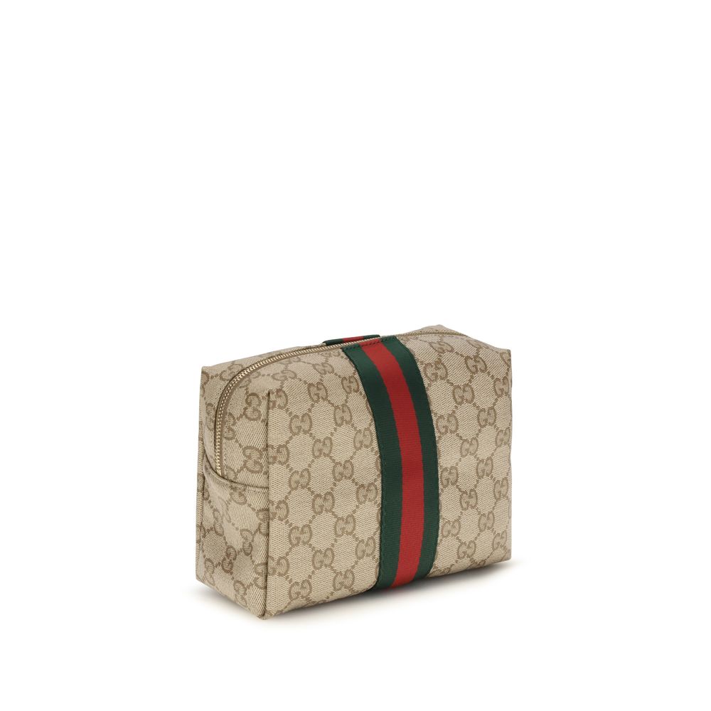 Beige Fabric Wallet