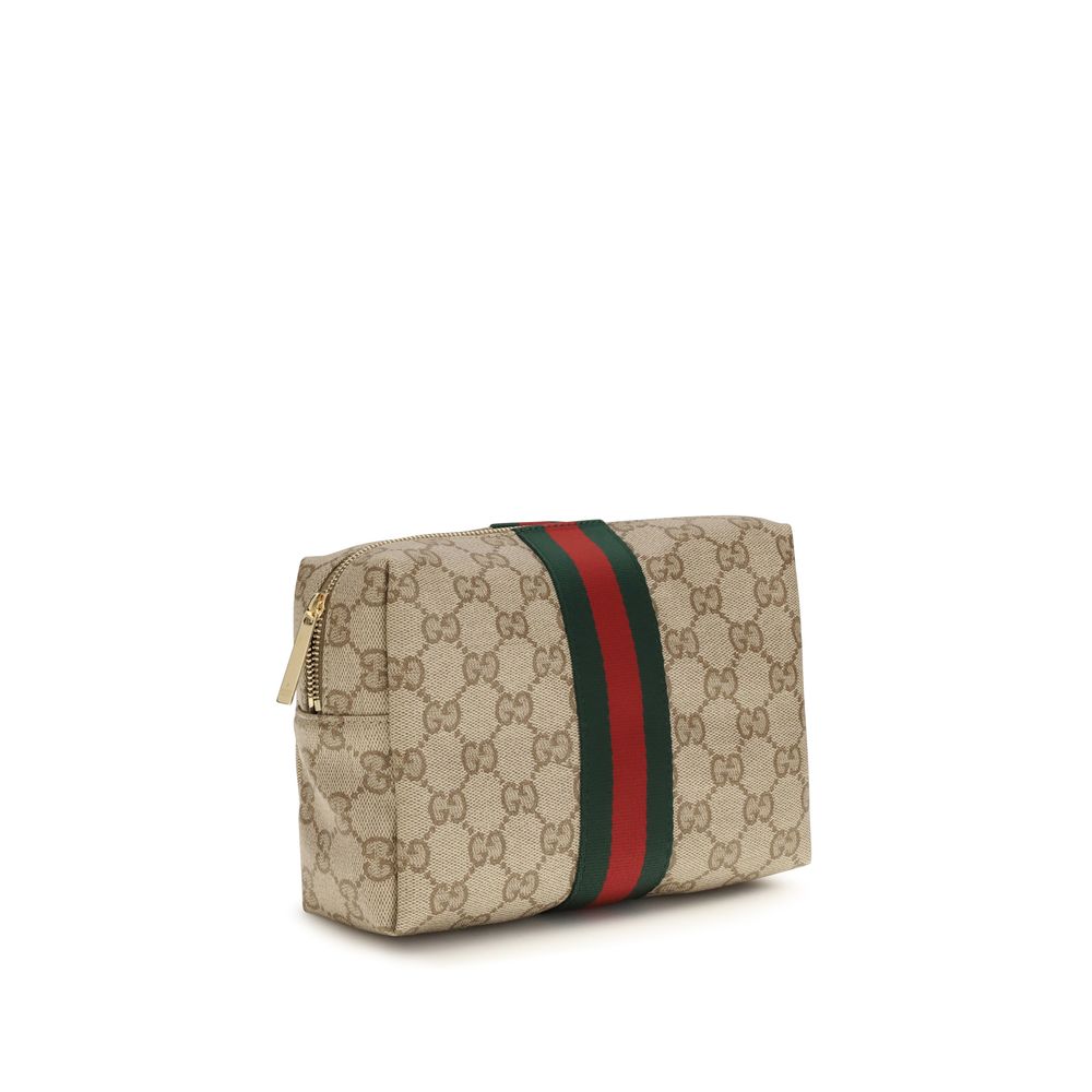 Beige Fabric Wallet