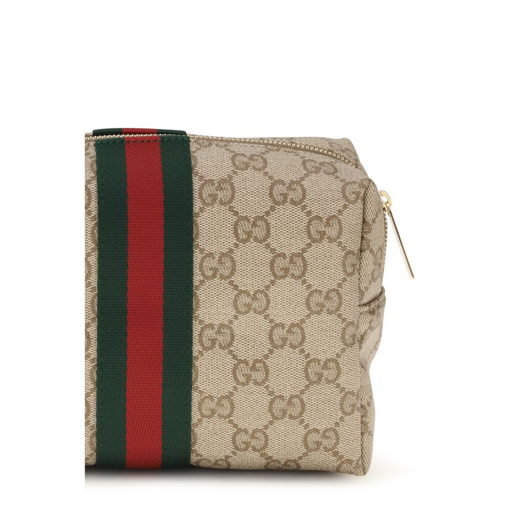 Beige Fabric Wallet