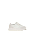 White Calf Leather Bos Taurus Athletic Sneakers