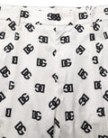 White Logo Skinny Leg Dress Men Trouser Pants