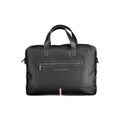 Black Polyurethane Men's Briefcase