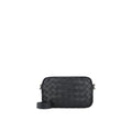 Black Calfskin Shoulder Bag