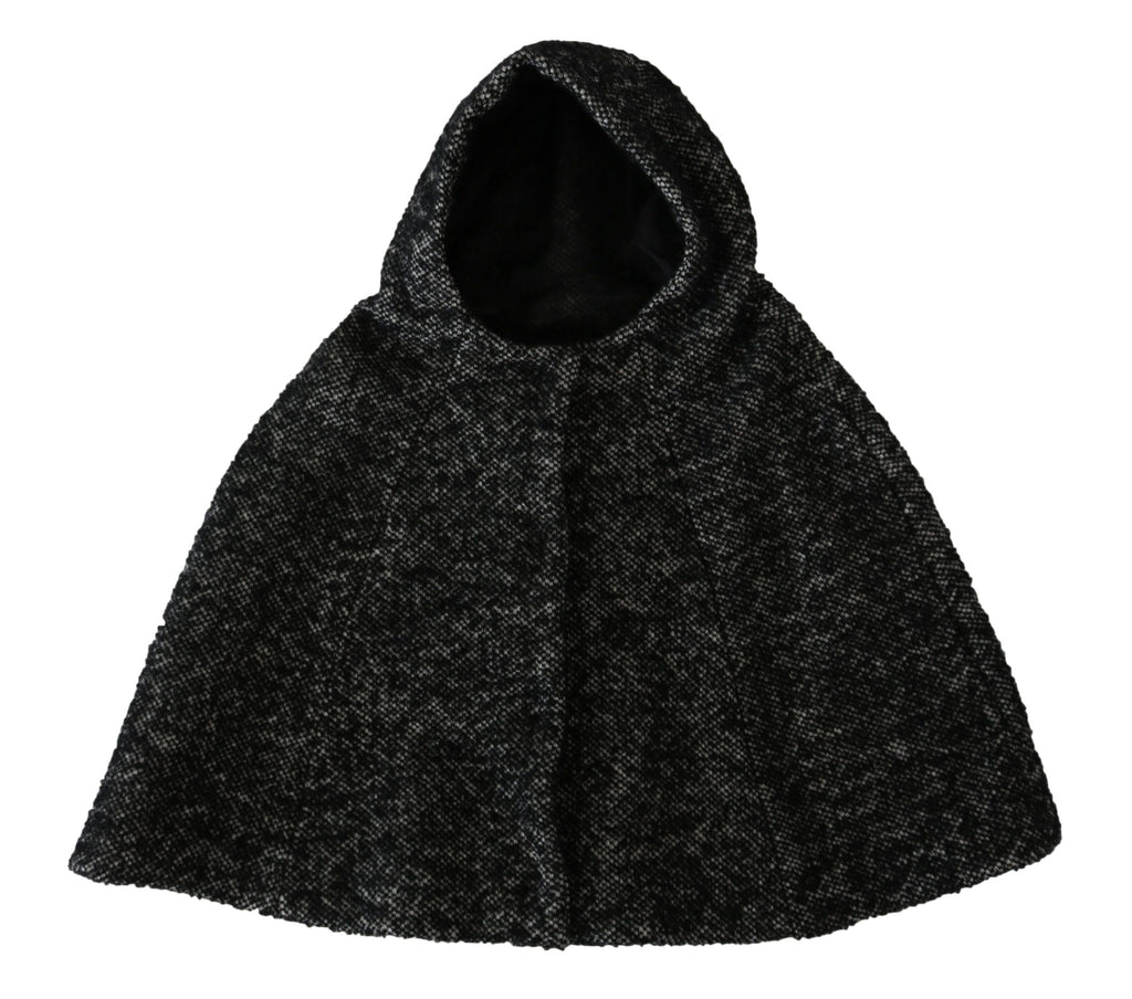 Gray Tweet Wool Kaftan Jacket Coat Top