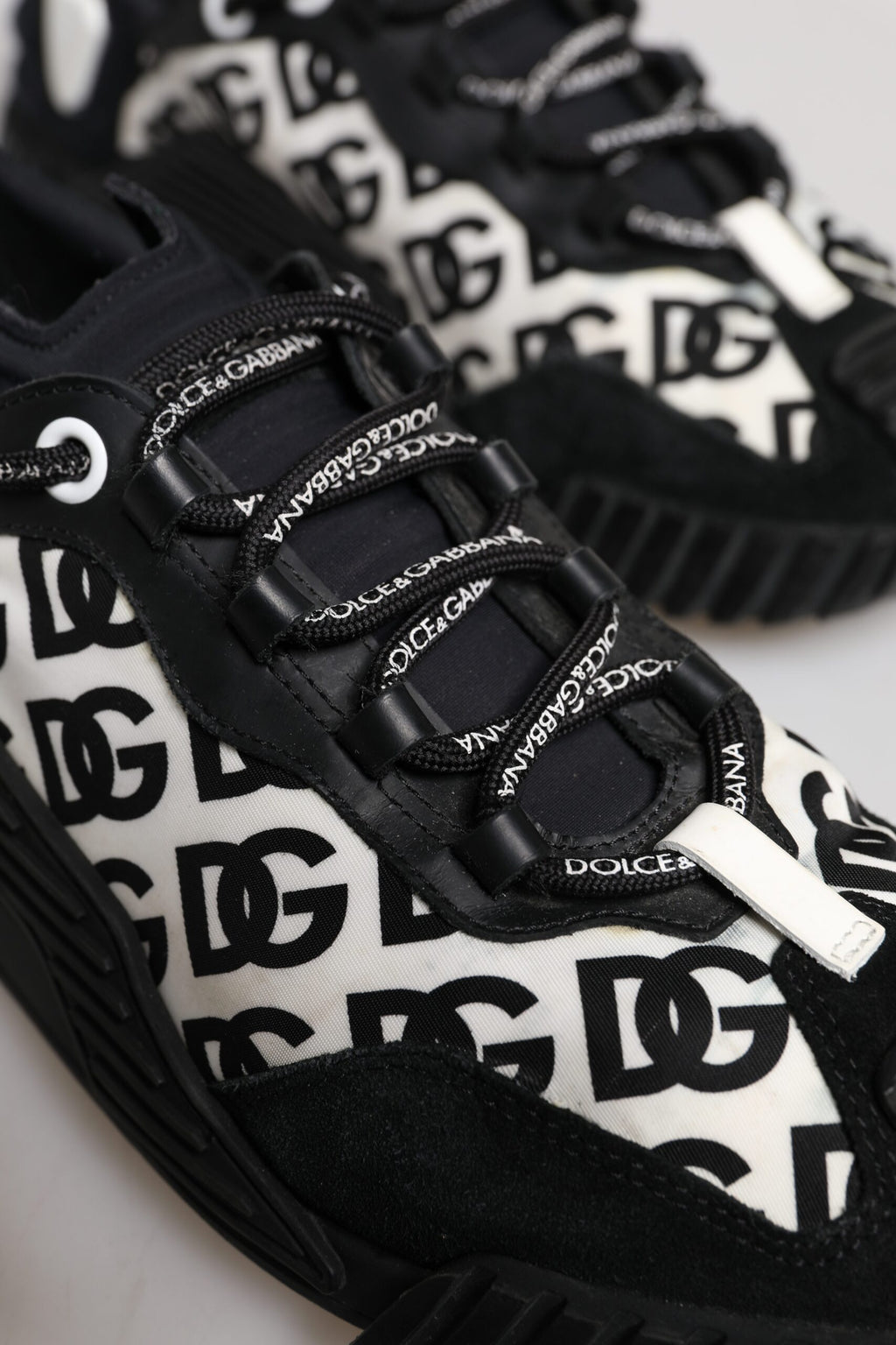 Black Logo Lace Up Low Top NS1 Sneakers Shoes