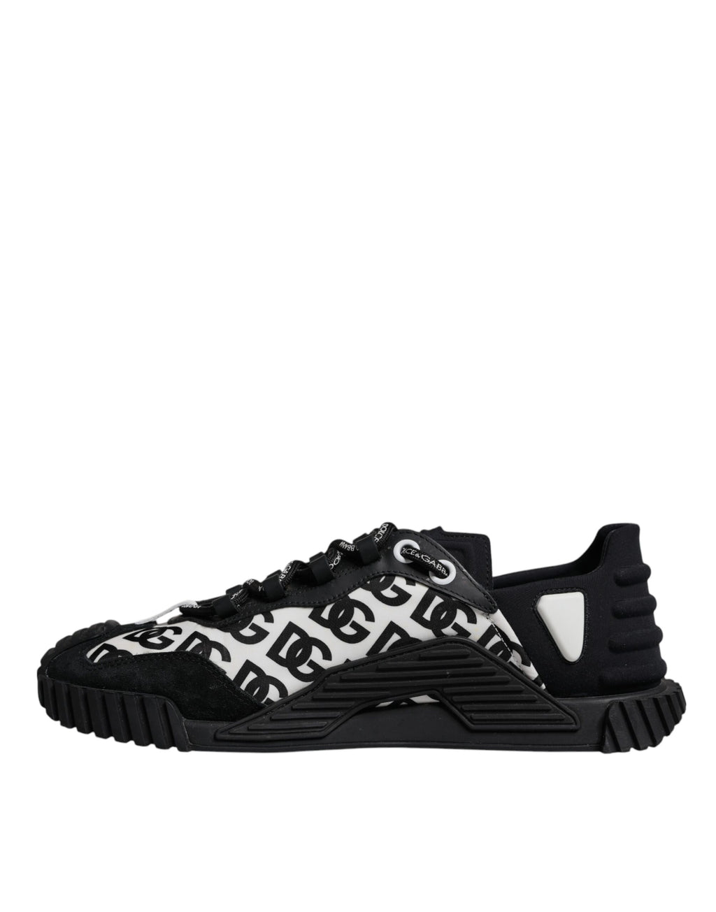 Black Logo Lace Up Low Top NS1 Sneakers Shoes