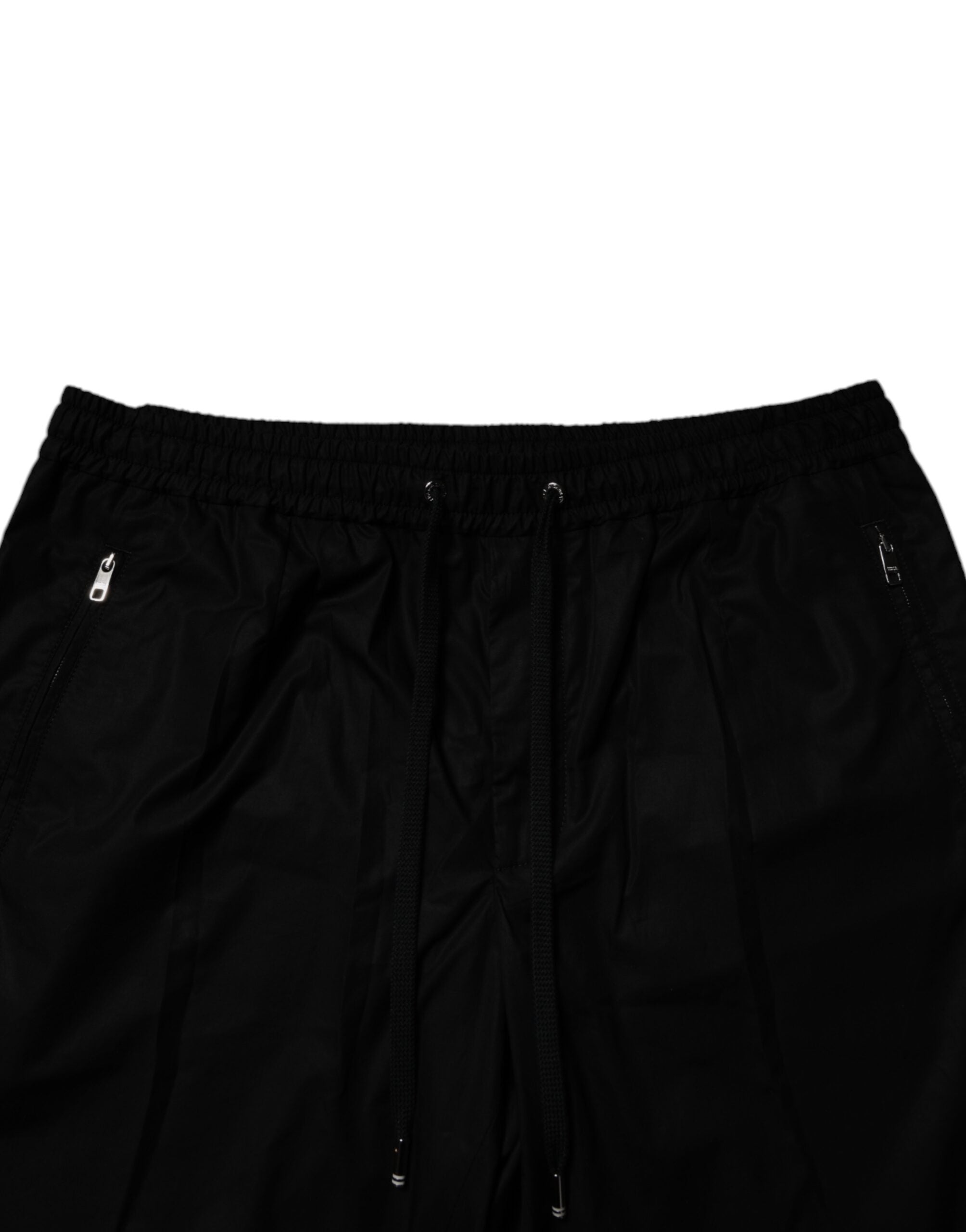 Black Cotton Men Jogger Sweatpants Pants