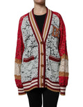 Multicolor Floral Lace Cardigan Sweater