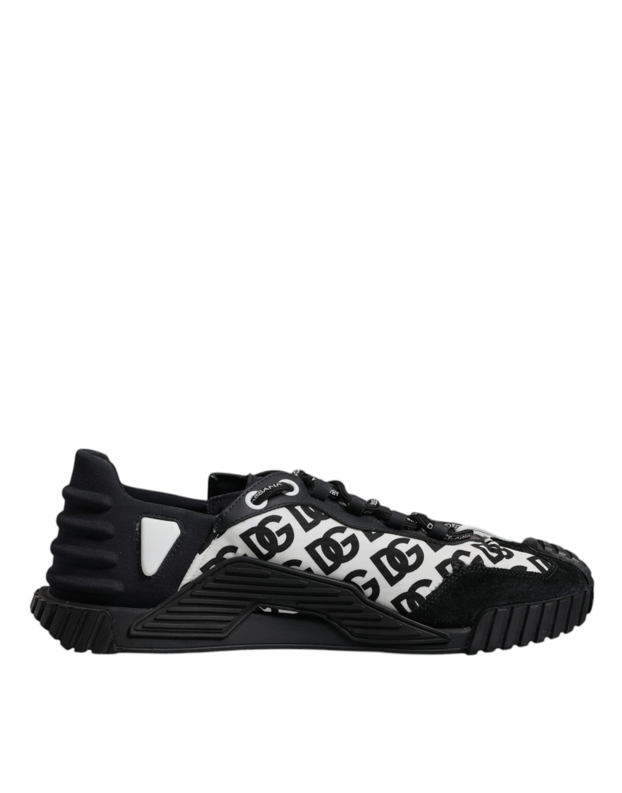 Black Logo Lace Up Low Top NS1 Sneakers Shoes
