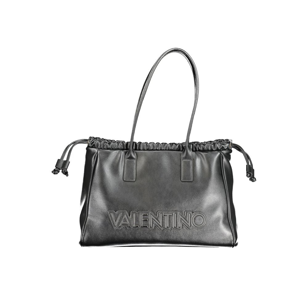 Black Polyurethane Women's Bag